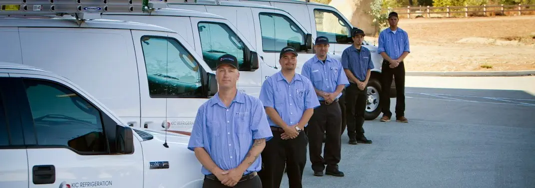 KIC Refrigeration crew ready for Heat Pump Installation jobs across Twentynine Palms
